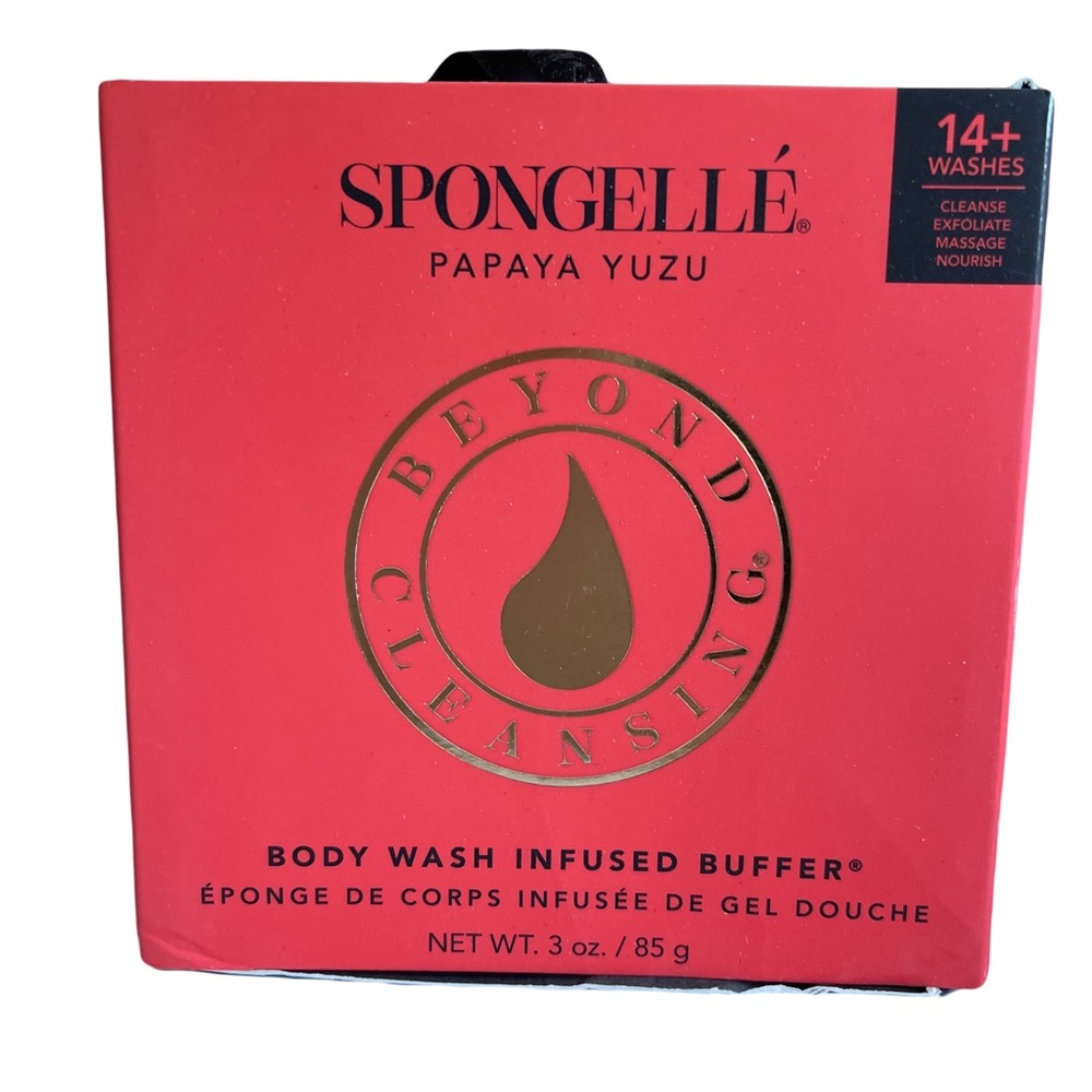 Papaya Yuzu Spongelle body wash infused buffer